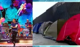 Coldplay: fans acampan en exteriores de Estadio Nacional a dos semanas del concierto