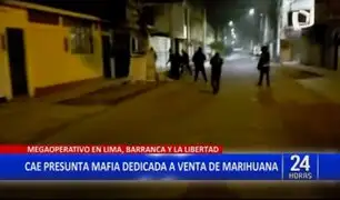 Megaoperativo en Lima, Barranca y La Libertad: Cae presunta mafia dedicada a venta de marihuana