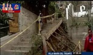 Arriesgan su vida todos los días: vecinos deben usar una escalera a punto de colapsar en VMT