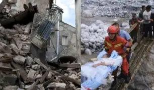 China: más de 60 muertos deja terremoto de magnitud 6.8 en Sichuan
