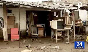 SJM: casas y negocios inundados por aguas servidas tras rotura de matriz