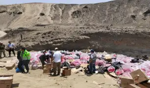 La Libertad: destruyen más de seis toneladas de explosivos incautados a mineros ilegales