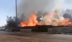 Arequipa: se incendió almacén de la Universidad San Agustín