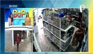 Miraflores:  Tendero   asalta tienda de juguetes y se lleva varios ‘Funkos’ en su mochila