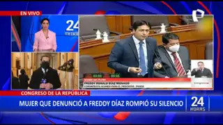 Congreso: Buscan desaforar a Freddy Díaz tras declaraciones de presunta víctima
