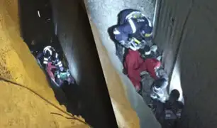 Rescatan a sujeto que cayó de una altura de 50 metros a espaldas de edificio en Las Casuarinas