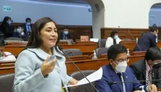 Kelly Portalatino: Bancada de Perú Libre votará a favor de censurar al ministro Geiner Alvarado
