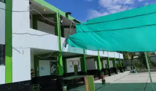 Huancayo: escolares no podrán retornar a clases por inminente colapso de estructura de metal