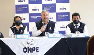 Jefe de ONPE informa que verifican información financiera de las organizaciones políticas