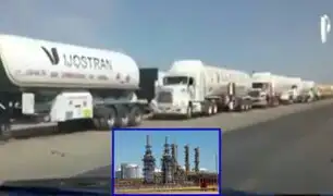 Planta de Pluspetrol en Pisco: más de 200 camiones cisterna esperan para abastecerse de GLP