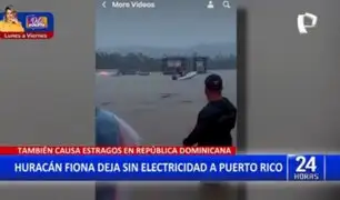 Puerto Rico: Huracán Fiona deja sin electricidad a miles de personas