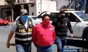 Arequipa: detienen a candidato distrital por requisitoria de lavado de activos