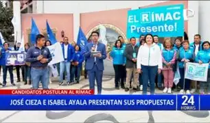 Voto Responsable: José Cieza e Isabel Ayala presentan sus propuestas para el Rímac