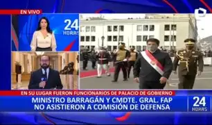 Caso "Lay Vásquez": Ministro Barragán y jefe de la FAP no asistieron a Comisión de Defensa