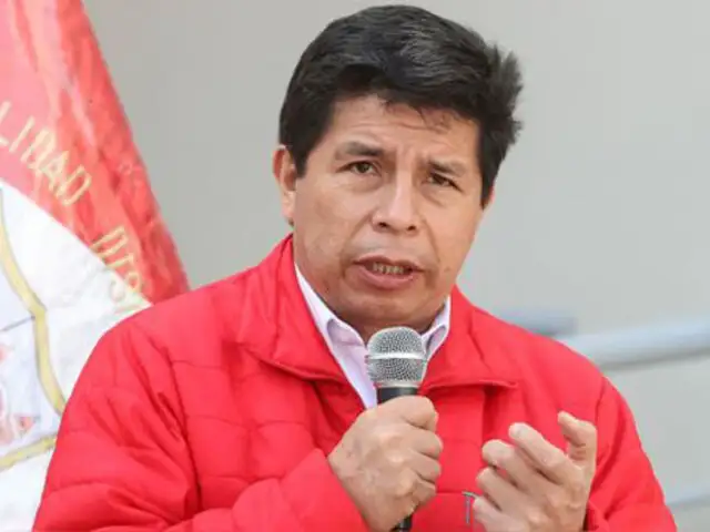 Pedro Castillo: Fuerzas oscuras quieren impedir el desarrollo que merecemos los peruanos