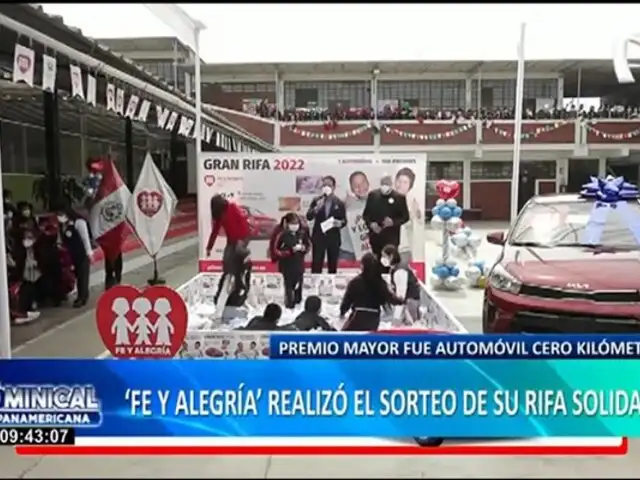 Gran rifa Fe y Alegría 2022: el ganador se llevó un auto cero kilómetros