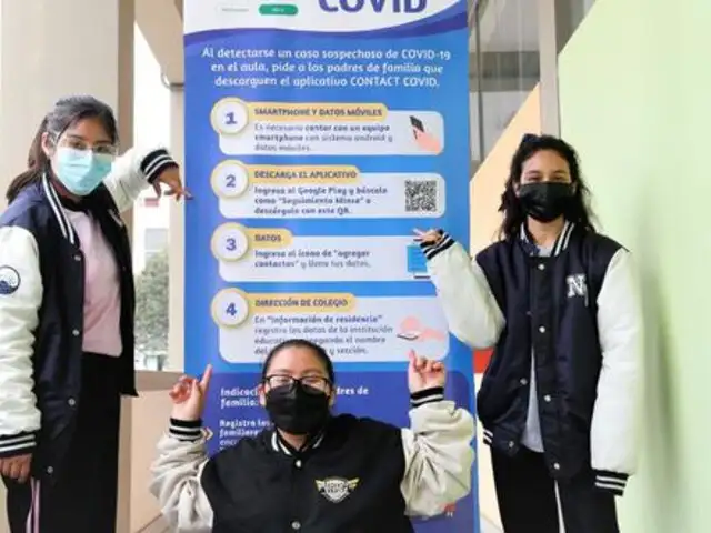 Minsa lanza aplicativo para detección y seguimiento de contagios de COVID-19 en colegios