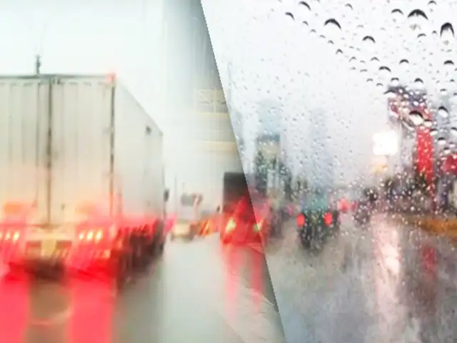 Cuidado al volante: Carreteras y calles amanecen totalmente mojadas por intensa garúa en Lima