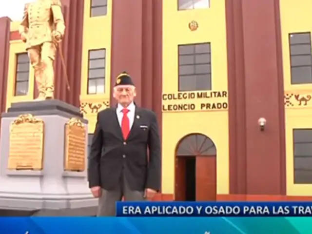 José Vera: excadete de 96 años desfiló durante aniversario del Colegio Militar Leoncio Prado