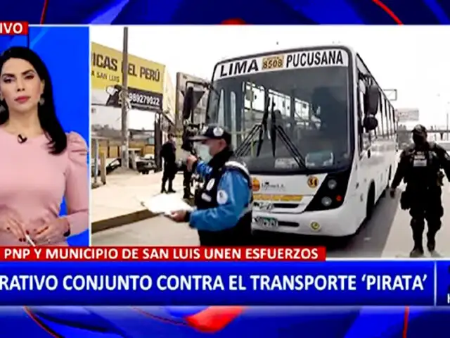 Contra la informalidad: ATU, PNP y comuna de San Luis fiscalizan transporte público