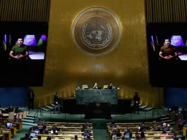Volodimir Zelenski exige en la ONU un 