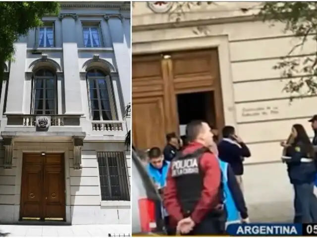 Argentina: amenaza de bomba en embajada de Perú resultó ser una falsa alarma