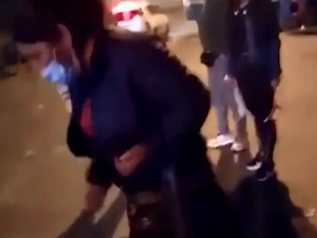 La Victoria: mujer golpea a delincuente que la asaltó