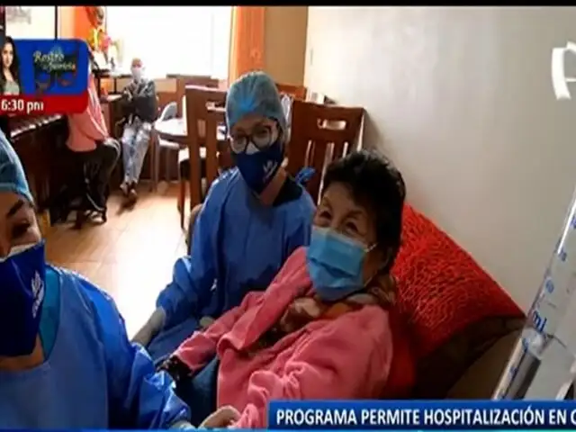 Hospital en casa:  EsSalud permite a los pacientes recibir atención  en la comodidad de su hogar