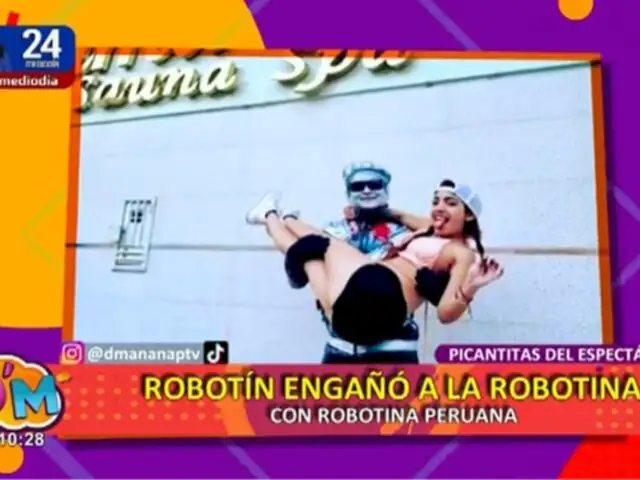 'Robotín' habría sido infiel a 'Robotina' venezolana con 'Robotina' peruana en un sauna