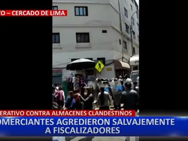 Mesa Redonda: Operativo de fiscalización genera enfrentamientos con comerciantes