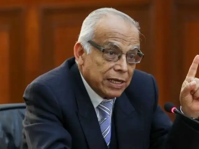 Aníbal Torres vuelve a criticar a la Fiscalía y pide que "investigaciones se hagan objetivamente"