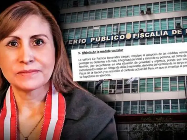 Patricia Benavides: solicitan que se proteja su integridad por investigaciones contra Castillo