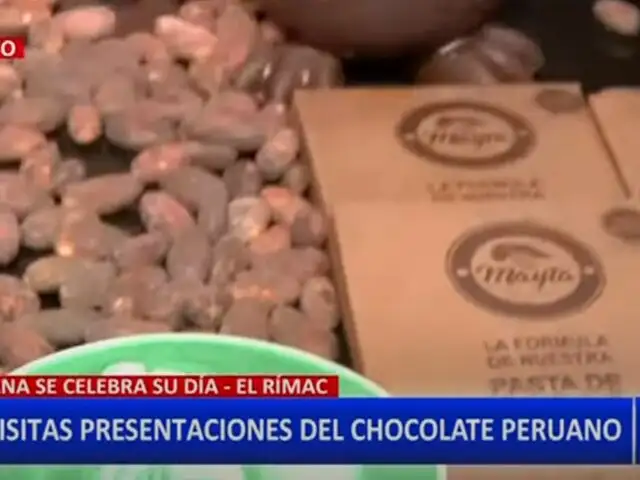 Celebran el día del chocolate peruano con exquisitos postres en diversas presentaciones