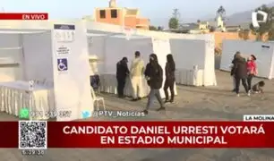 Daniel Urresti: candidato votará en horas de la mañana en estadio municipal de La Molina