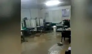 Chota: directora de hospital afectado por lluvia informó que seguirán atendiendo en otras áreas