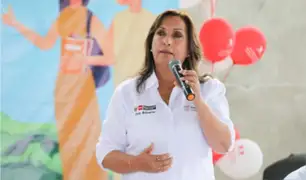 Dina Boluarte critica a Rafael López Aliaga por no querer reunirse con el presidente