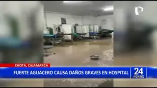 Cajamarca: Fuertes lluvias ocasionan daños graves en Hospital de Chota