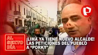 ¡Lima ya tiene nuevo alcalde!: Las peticiones del pueblo a “Porky”