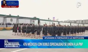 Más de 400 médicos con doble especialidad se unieron a la Policía Nacional del Perú