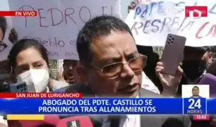 Eduardo Pachas tras allanamientos: "Pido a los congresistas que citen a la Fiscal de la Nación"