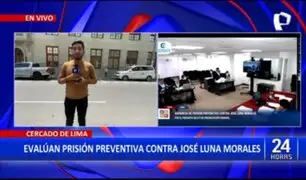 José Luna Morales: PJ realizó audiencia de prisión preventiva contra el excongresista