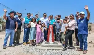 Inauguran piletas públicas para brindar acceso a agua potable a más de 1000 habitantes de Huaral