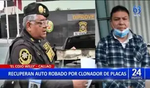 Policía recupera auto robado por clonador de placas