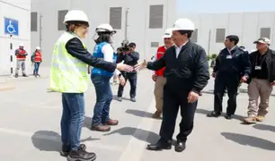Presidente Pedro Castillo supervisa avances de obras de la línea 2 del Metro de Lima