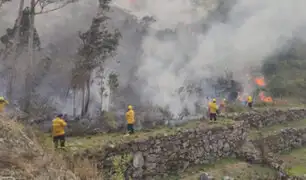 Indeci: tras intensas labores extinguen incendios forestales en Ayacucho, Cusco y Apurímac