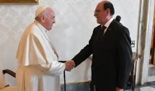 Papa Francisco manifestó su deseo de que se restaure el diálogo y la concordia en el Perú
