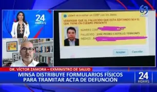 Víctor Zamora sobre jefa de Reniec: "Su aseveración es irresponsable"