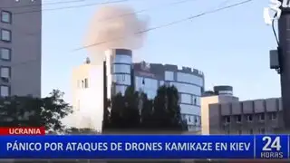 Guerra en Ucrania: Rusia bombardea Kiev con “drones kamikaze”