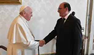 Canciller César Landa se reúne con el papa Francisco en el Vaticano