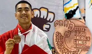 Taekwondo: Perú logra medalla de bronce en el FISU América Mérida 2022